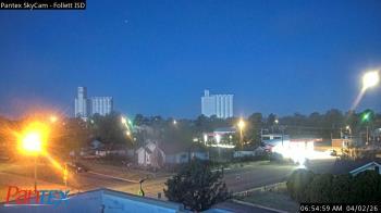 Weather camera view of Follett ISD.
