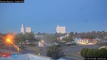 Weather camera view of Follett ISD.