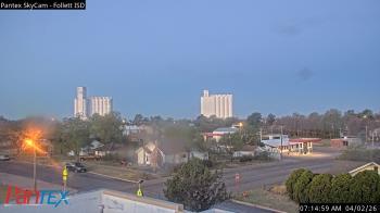 Weather camera view of Follett ISD.