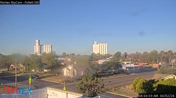 Weather camera view of Follett ISD.