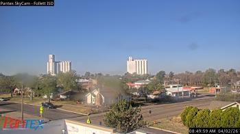 Weather camera view of Follett ISD.