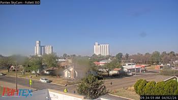 Weather camera view of Follett ISD.