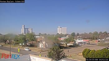 Weather camera view of Follett ISD.