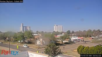Weather camera view of Follett ISD.