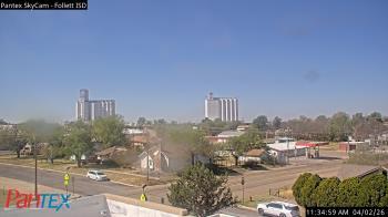 Weather camera view of Follett ISD.
