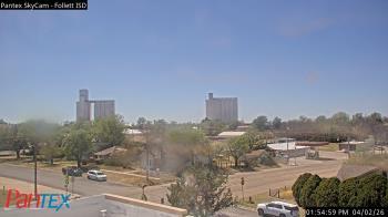 Weather camera view of Follett ISD.