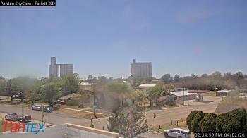 Weather camera view of Follett ISD.