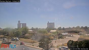 Weather camera view of Follett ISD.