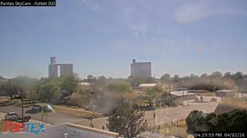 Weather camera view of Follett ISD.