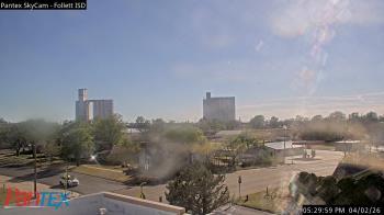 Weather camera view of Follett ISD.