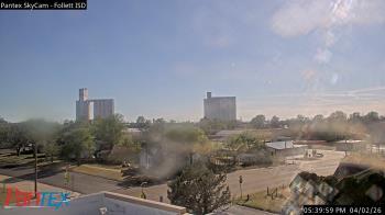 Weather camera view of Follett ISD.