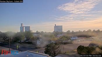Weather camera view of Follett ISD.