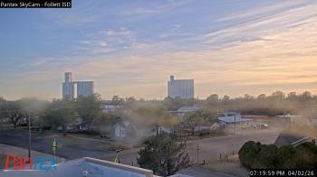 Weather camera view of Follett ISD.