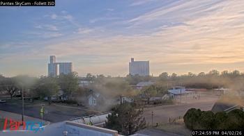 Weather camera view of Follett ISD.