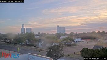 Weather camera view of Follett ISD.