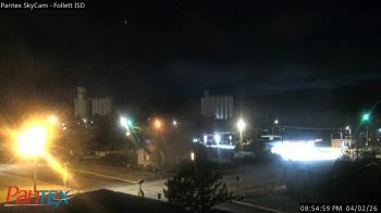 Weather camera view of Follett ISD.