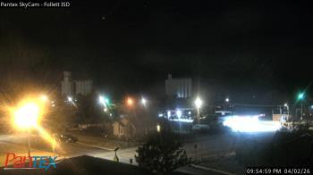 Weather camera view of Follett ISD.