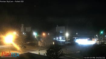 Weather camera view of Follett ISD.