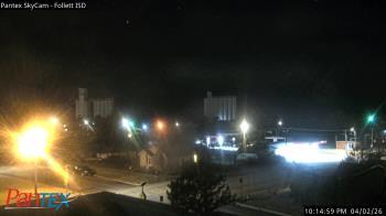 Weather camera view of Follett ISD.