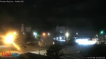 Weather camera view of Follett ISD.