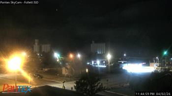 Weather camera view of Follett ISD.