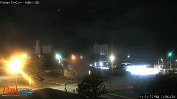 Weather camera view of Follett ISD.