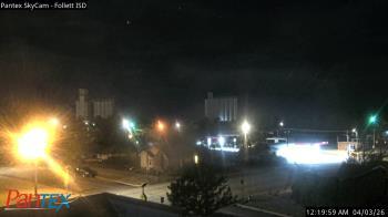 Weather camera view of Follett ISD.