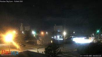 Weather camera view of Follett ISD.