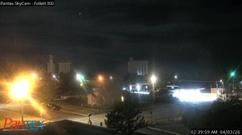 Weather camera view of Follett ISD.