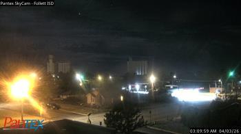 Weather camera view of Follett ISD.