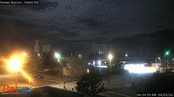 Weather camera view of Follett ISD.