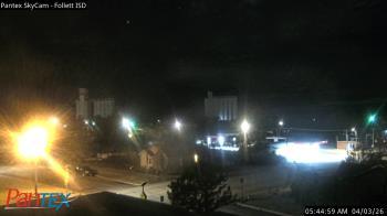 Weather camera view of Follett ISD.