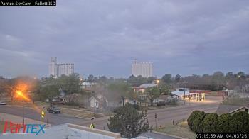 Weather camera view of Follett ISD.
