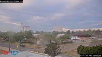 Weather camera view of Follett ISD.