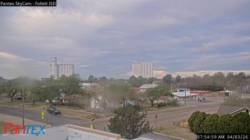 Weather camera view of Follett ISD.