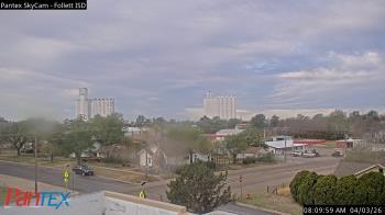 Weather camera view of Follett ISD.
