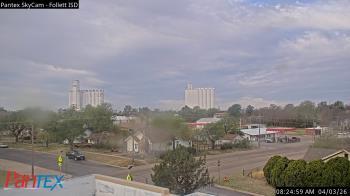 Weather camera view of Follett ISD.