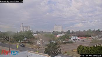Weather camera view of Follett ISD.
