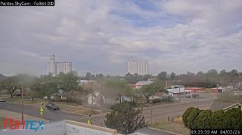 Weather camera view of Follett ISD.