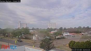 Weather camera view of Follett ISD.