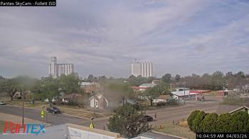 Weather camera view of Follett ISD.