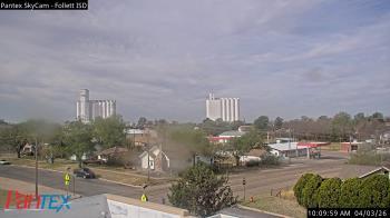 Weather camera view of Follett ISD.