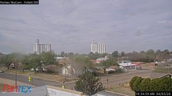 Weather camera view of Follett ISD.