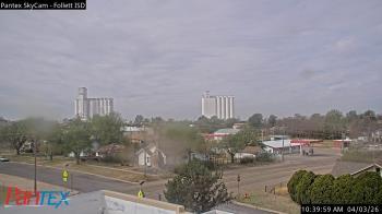 Weather camera view of Follett ISD.