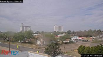 Weather camera view of Follett ISD.