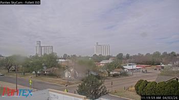 Weather camera view of Follett ISD.