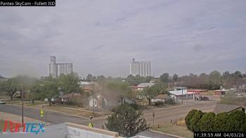 Weather camera view of Follett ISD.