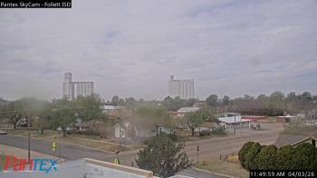 Weather camera view of Follett ISD.