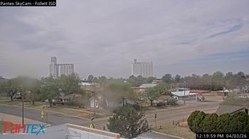 Weather camera view of Follett ISD.