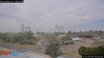 Weather camera view of Follett ISD.